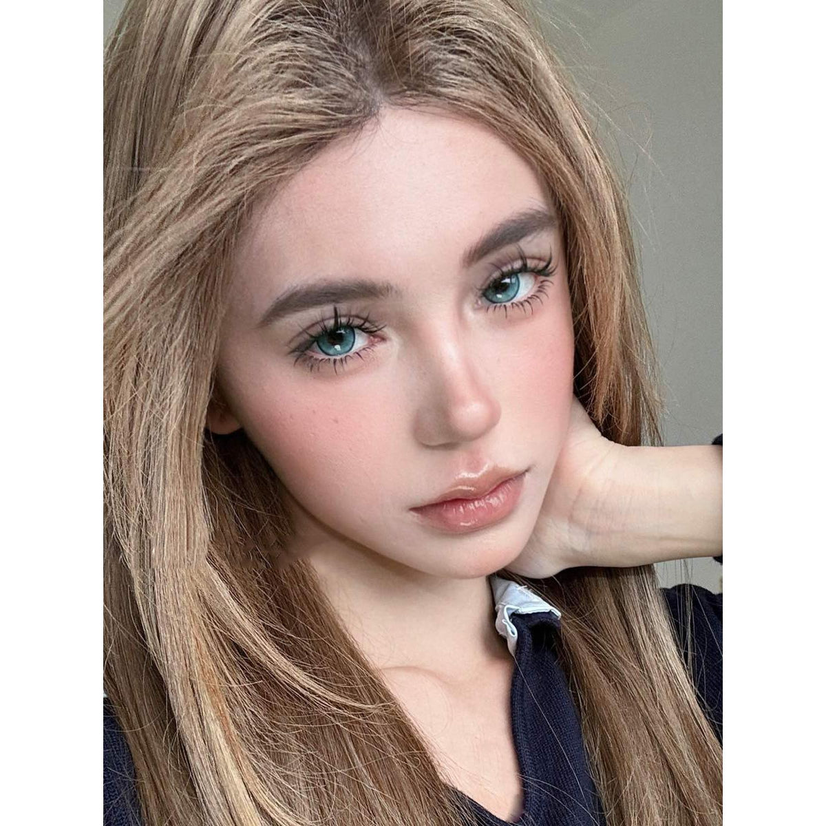 BBXJLV Serltyca 14.20mm Green Colored Contact Lenses (6 Months Wear)