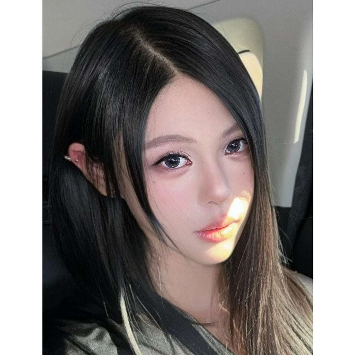 GZZLFZI Xiyoulens 14.50mm Purple Colored Contact Lenses (6 Months Wear)