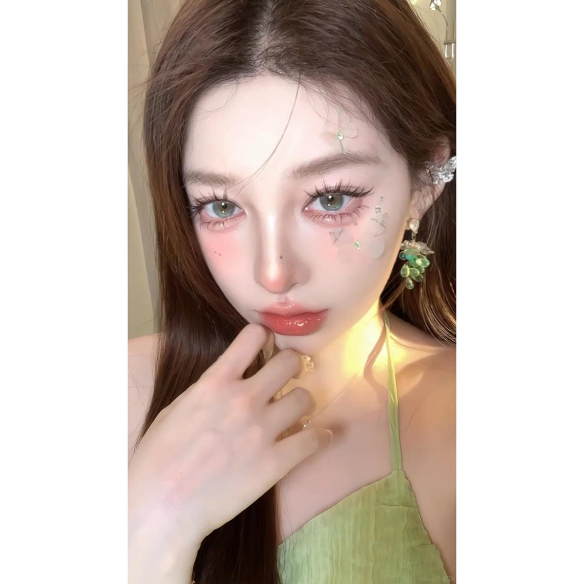 BGDYU BOOSCON 14.50mm Green Colored Contact Lenses (6 Months Wear)