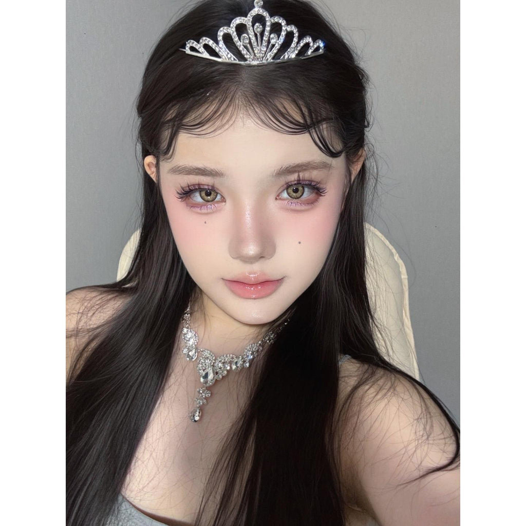 AJHHOU คอนแทคเลนส์สี thestarlens ขนาด 14.50 มม. สีน้ำตาล (ชนิดราย 6 เดือน)