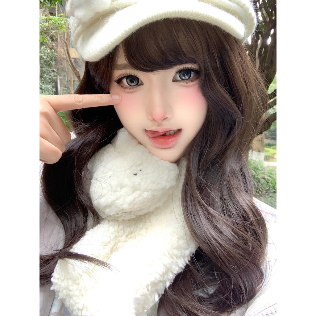 CDBBXYHHUI OBALEN 14.50mm Black Colored Contact Lenses (6 Months Wear)