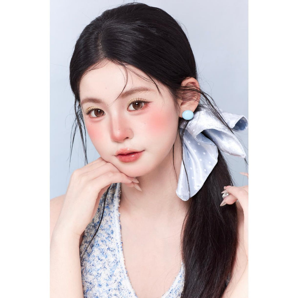 CDTSWROU OBALEN 14.50mm Brown Colored Contact Lenses (6 Months Wear)