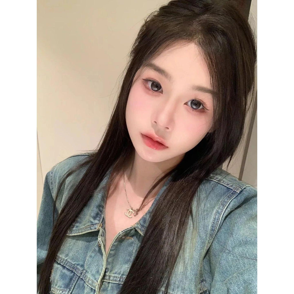 XYQIU BOOSCON 14.20mm Gray Colored Contact Lenses (6 Months Wear)