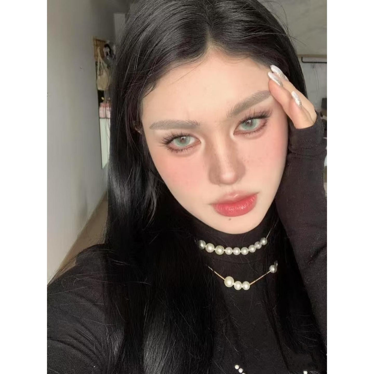 ALSYLV OVOLOOK 14.50mm Green Colored Contact Lenses (6 Months Wear)