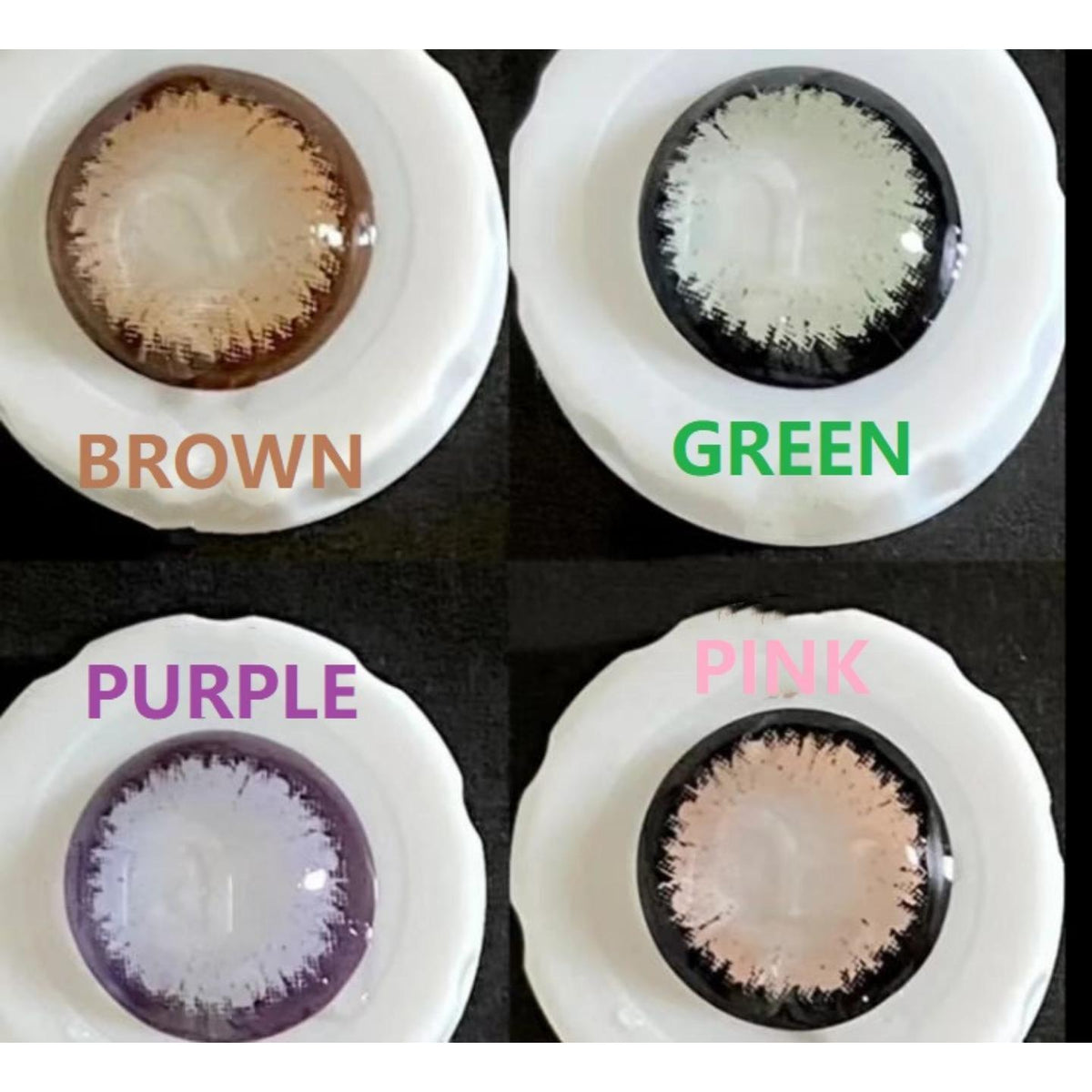 คอนแทคเลนส์สี BSJZONG Xiyoulens ขนาด 14.50 มม. สีน้ำตาล (ชนิดราย 6 เดือน)