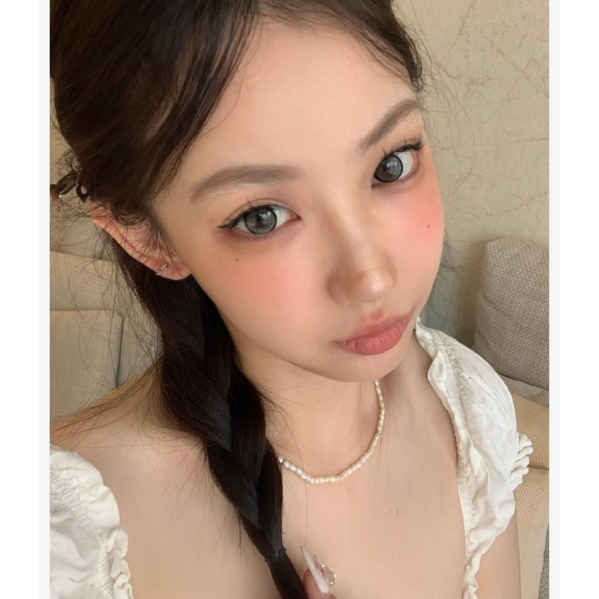 คอนแทคเลนส์สี 14KLA Xiyoulens ขนาด 14.20 มม. สีเทา (แบบราย 6 เดือน)