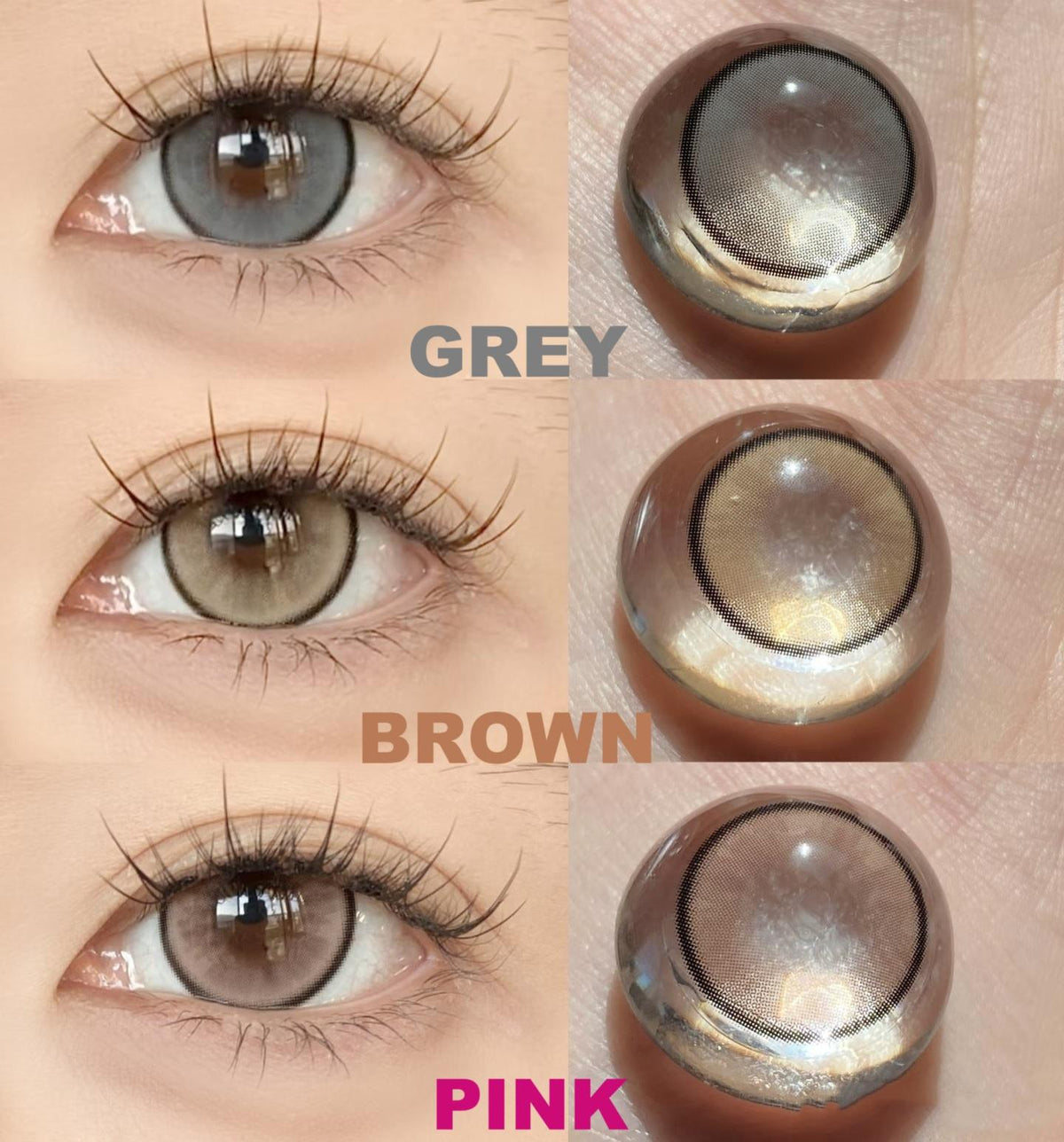 Kính áp tròng màu nâu DGZONG Serltyca 14.50mm (Thời hạn sử dụng 6 tháng)