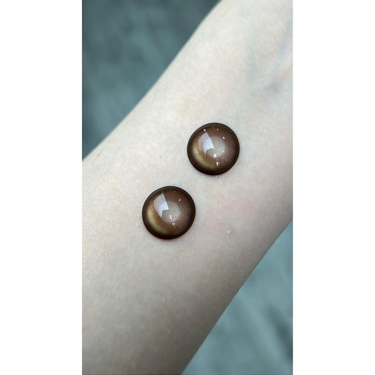 CDLSNSHEN OBALEN 14.50mm Brown Colored Contact Lenses (6 Months Wear)