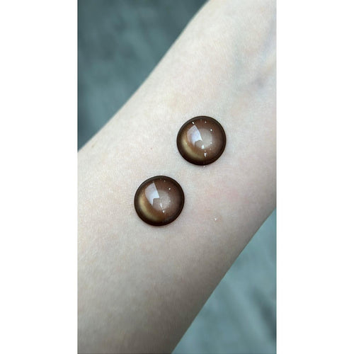 CDLSNSHEN OBALEN 14.50mm Brown Colored Contact Lenses (6 Months Wear)