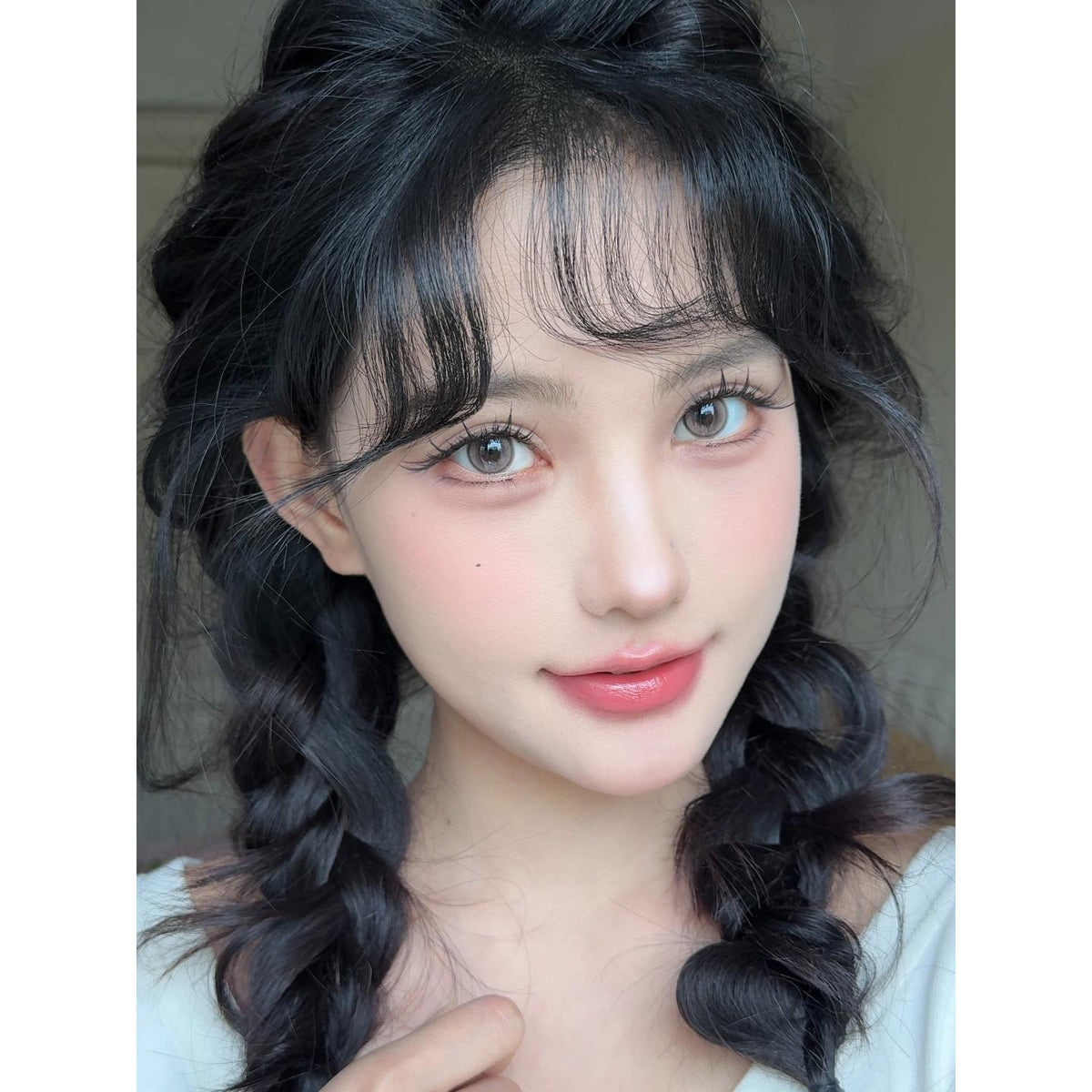 YHYBAO thestarlens 14.50mm Grey Colored Contact Lenses (6 Months Wear)