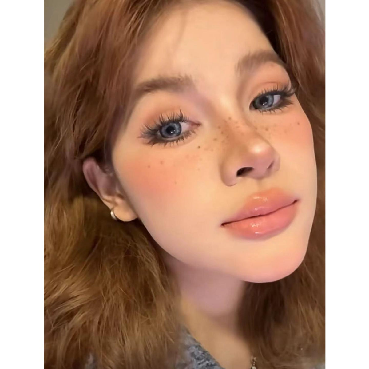 JYYTI FLLYCON 14.50mm Blue Colored Contact Lenses (6 Months Wear)