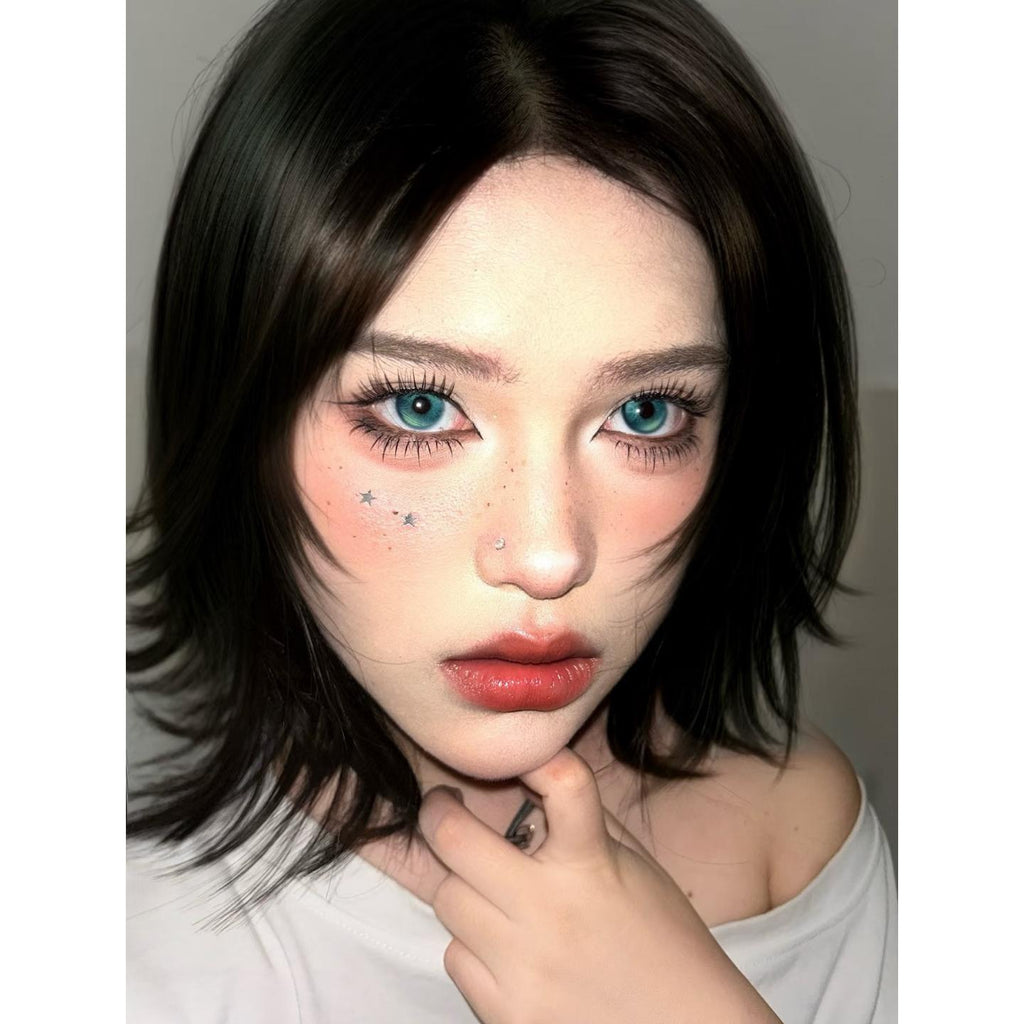 QGBLCHA PORSLEN 14.20mm Green Colored Contact Lenses (6 Months Wear)