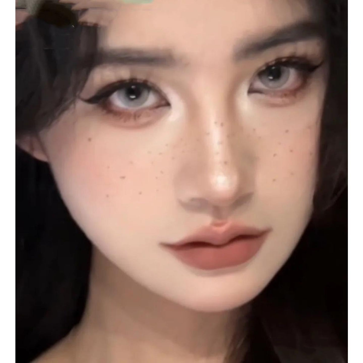 YYHUI ROSELENS 14.20mm Grey Colored Contact Lenses (6 Months Wear)