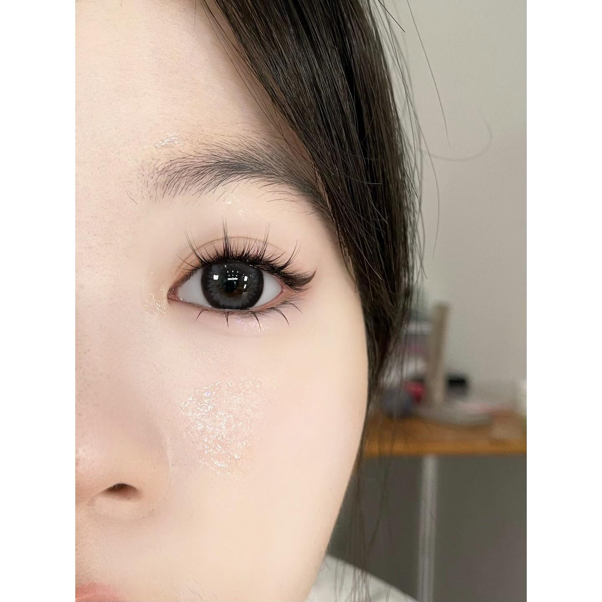SMWLLI Tinacon 14.50mm Black Colored Contact Lenses (6 Months Wear)
