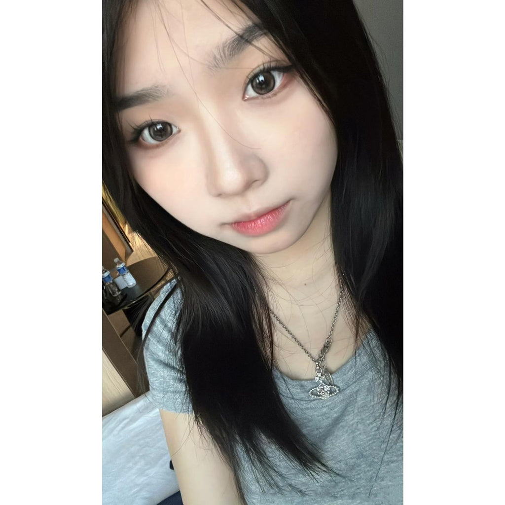 NYLMI OVOLOOK 14.20mm Brown Colored Contact Lenses (6 Months Wear)