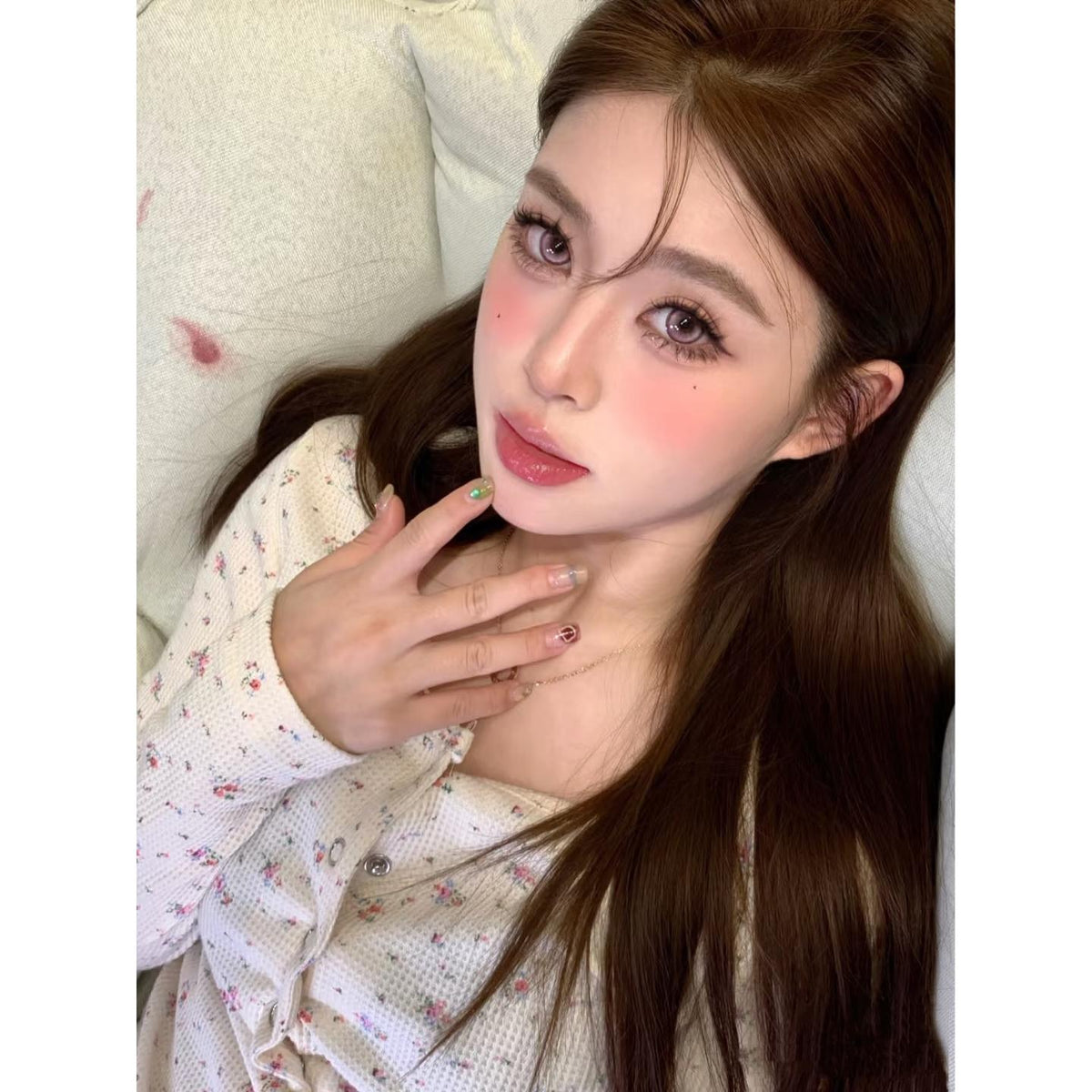 YGTXIN ROSELENS 14.50mm Pink Colored Contact Lenses (6 Months Wear)