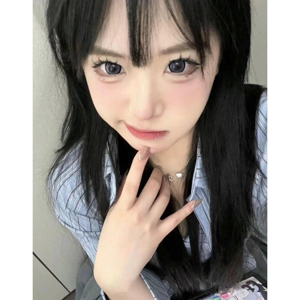 CNXXING FLLYCON 14.50mm Purple Colored Contact Lenses (6 Months Wear)