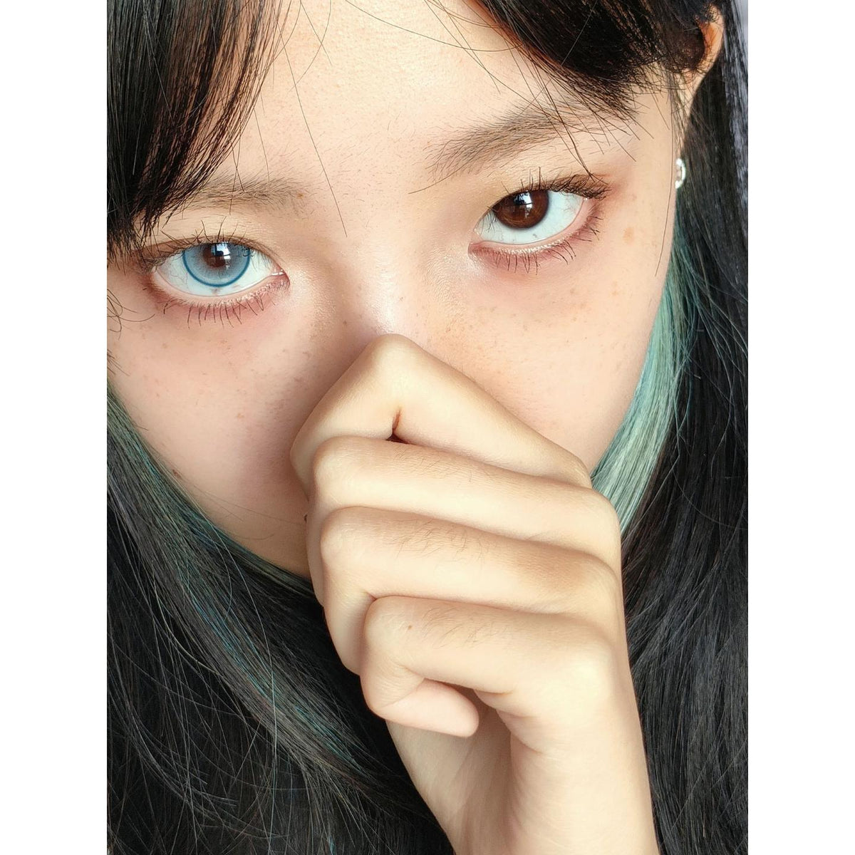 NHXXLAN Serltyca 14.20mm Blue Colored Contact Lenses (6 Months Wear)