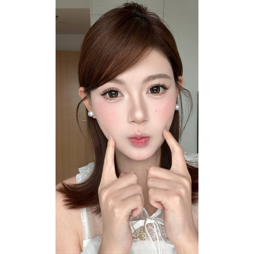 Kính áp tròng màu ZGSCHA thestarlens 14.50mm màu nâu (Thời hạn sử dụng 6 tháng)