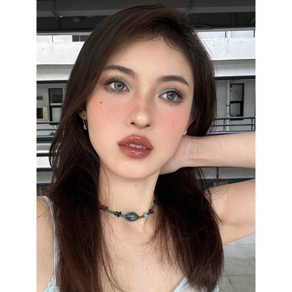 TLLHUI Xiyoulens 14.20mm Blue Colored Contact Lenses (6 Months Wear)