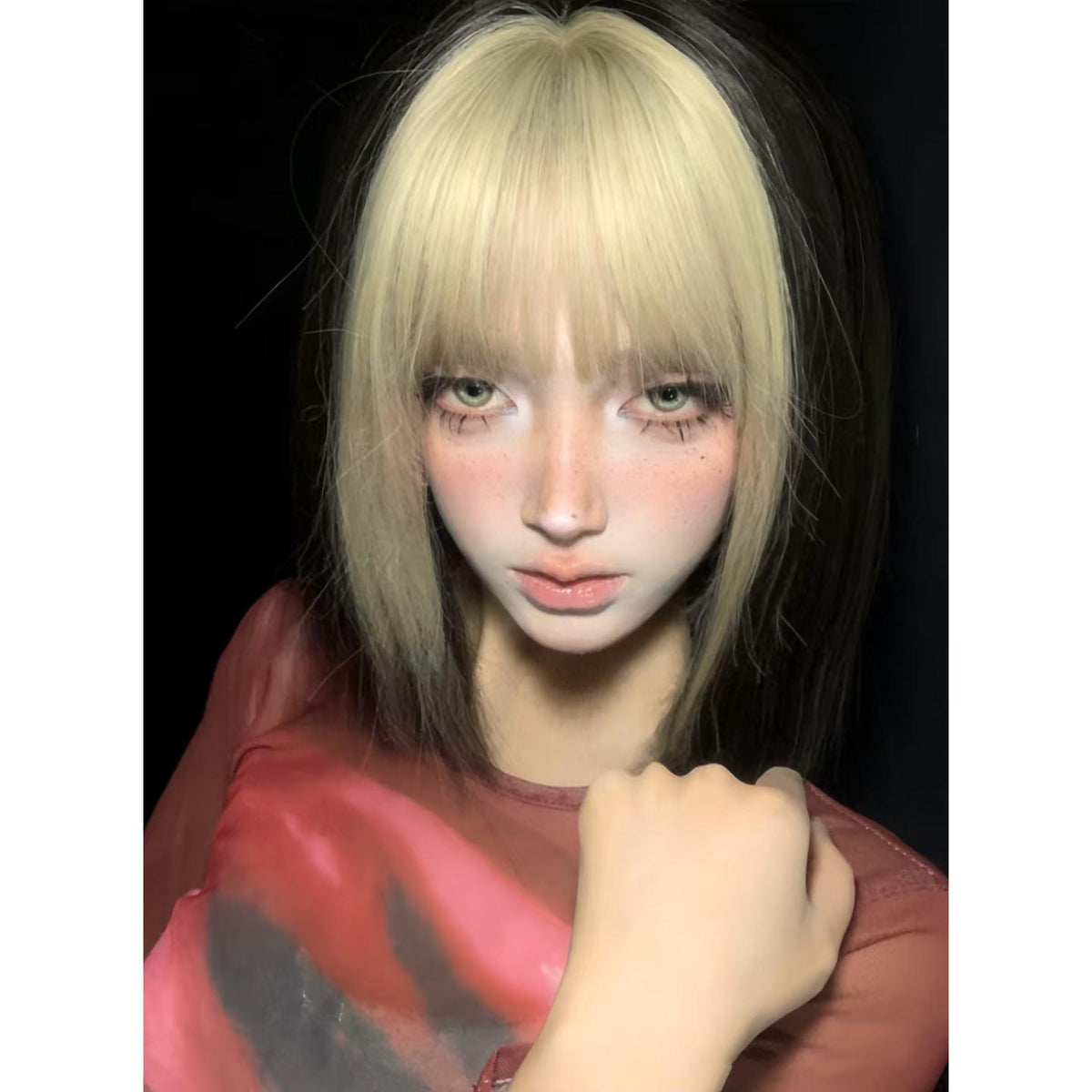 JYYHUA Xiyoulens 14.50mm Yellow Green Colored Contact Lenses (6 Months Wear)