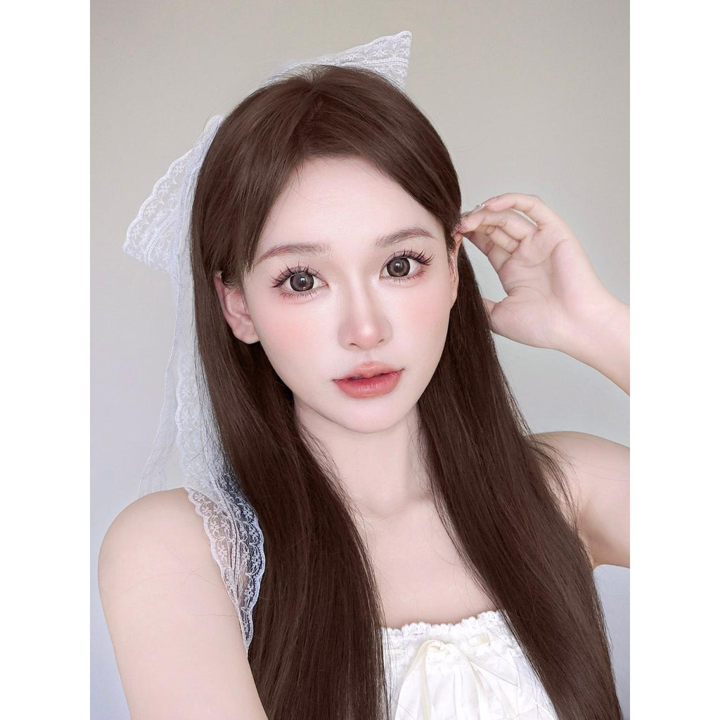 คอนแทคเลนส์สีน้ำตาล HJNLI OBALEN ขนาด 14.50 มม. (ชนิดราย 6 เดือน)