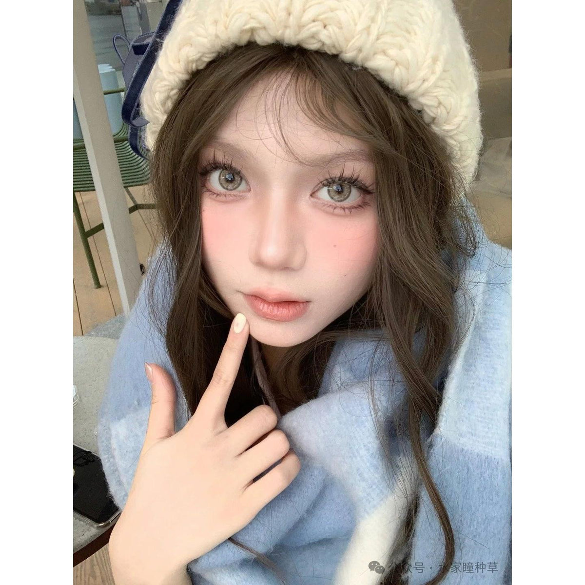 YJXXYUN MorningCon 14.50mm Brown Colored Contact Lenses (6 Months Wear)