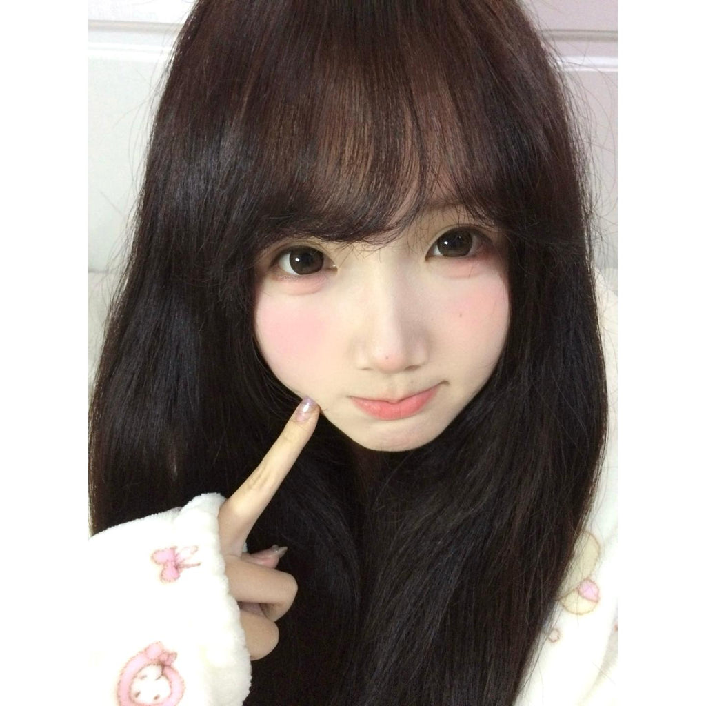 CDNYSHUANG OBALEN 14.50mm Brown Colored Contact Lenses (6 Months Wear)