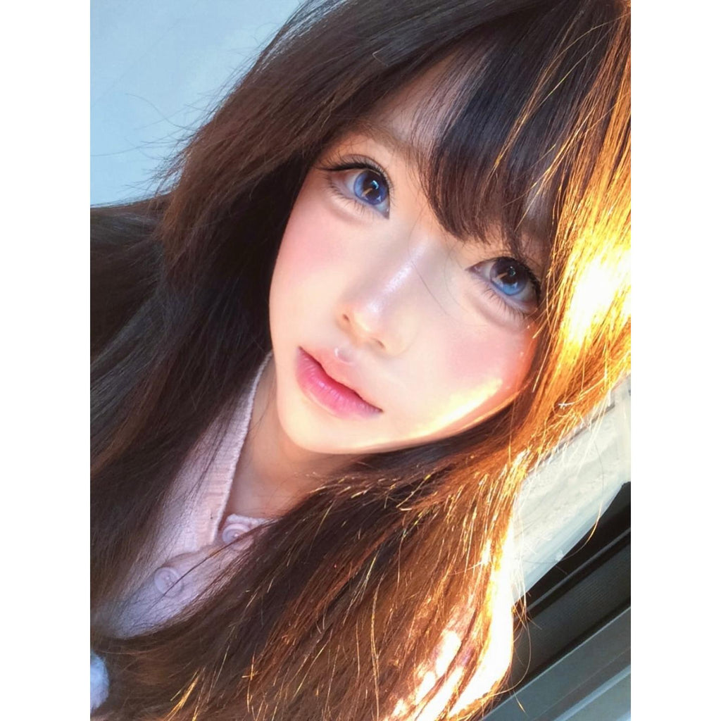 XHWLFU OVOLOOK 14.50mm Purple Colored Contact Lenses (6 Months Wear)