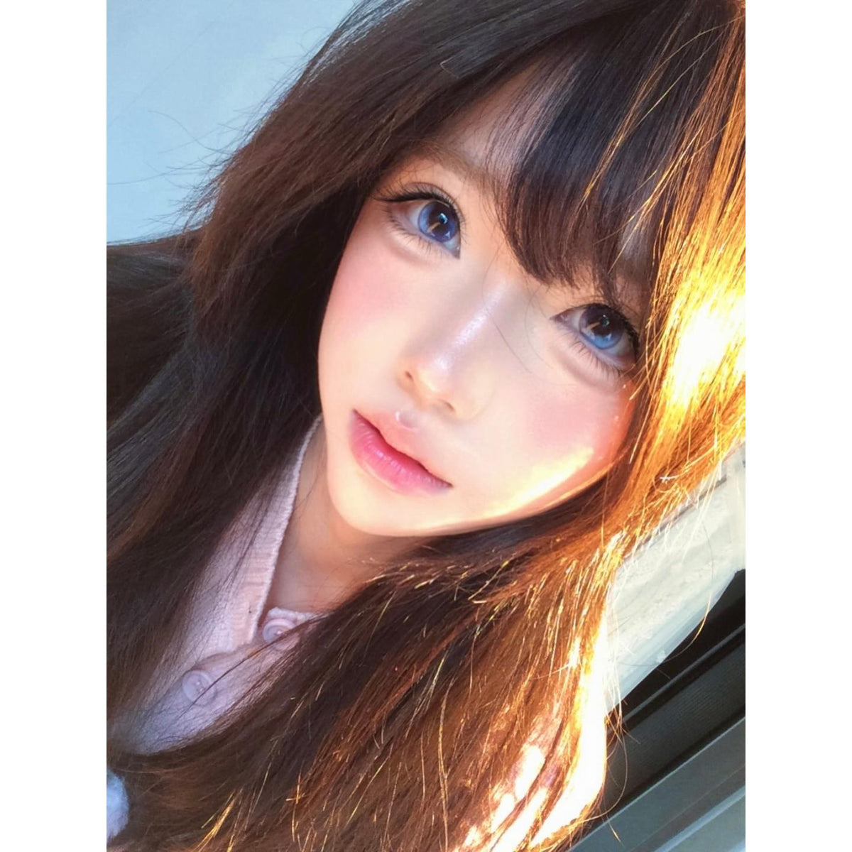 XHWLFU OVOLOOK 14.50mm Purple Colored Contact Lenses (6 Months Wear)