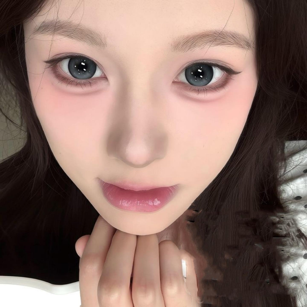 HDSXSHENG thestarlens คอนแทคเลนส์สี ขนาด 14.50 มม. สีเทา (แบบราย 6 เดือน)