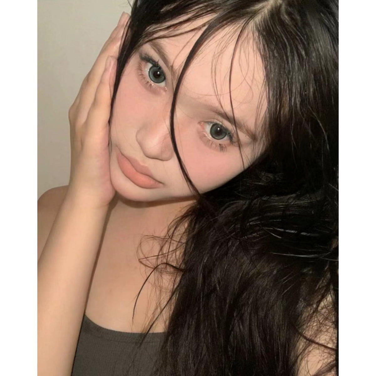 YMXUN FLLYCON 14.20mm Green Colored Contact Lenses (6 Months Wear)