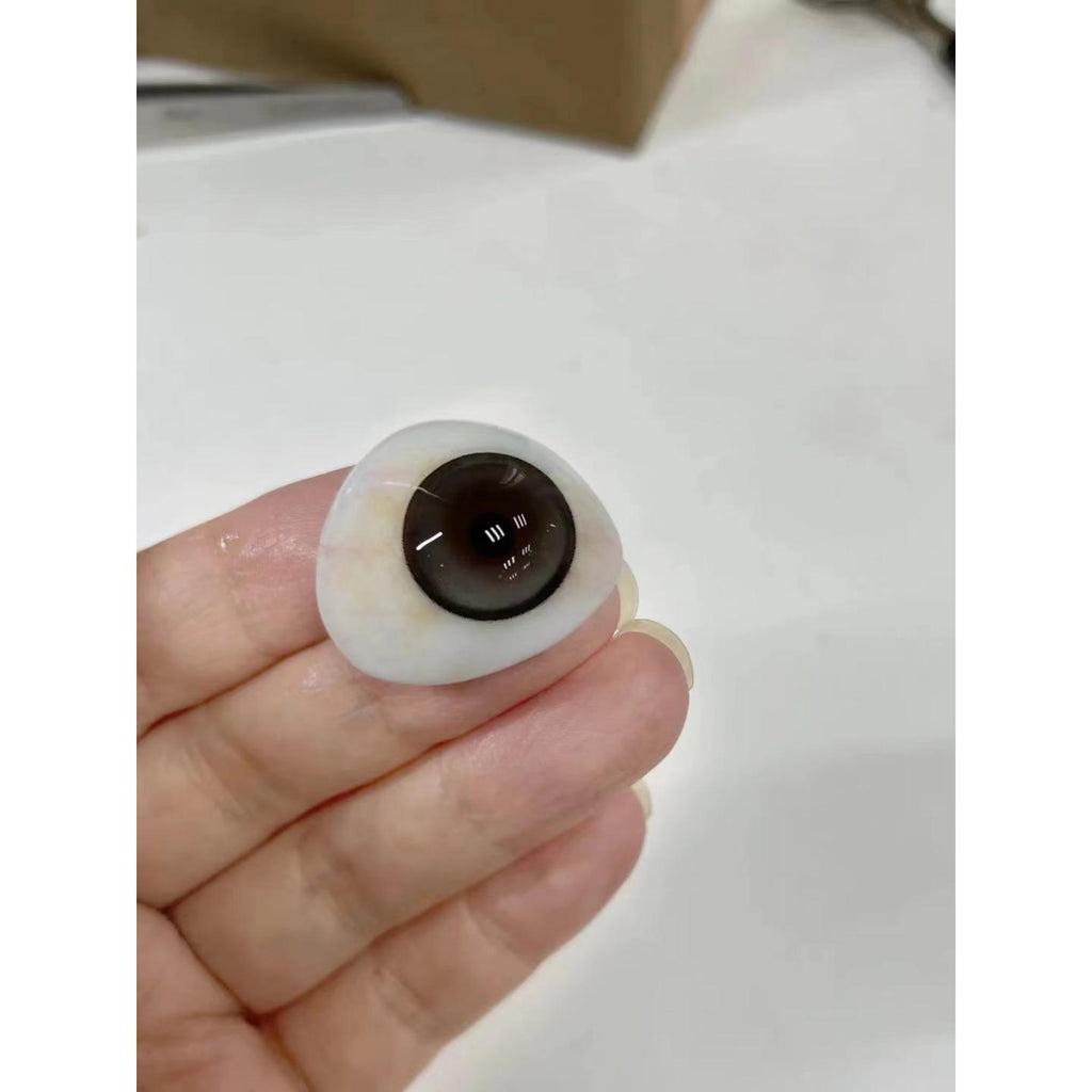 LRKFEI JONCON 14.50mm Brown Colored Contact Lenses (6 Months Wear)