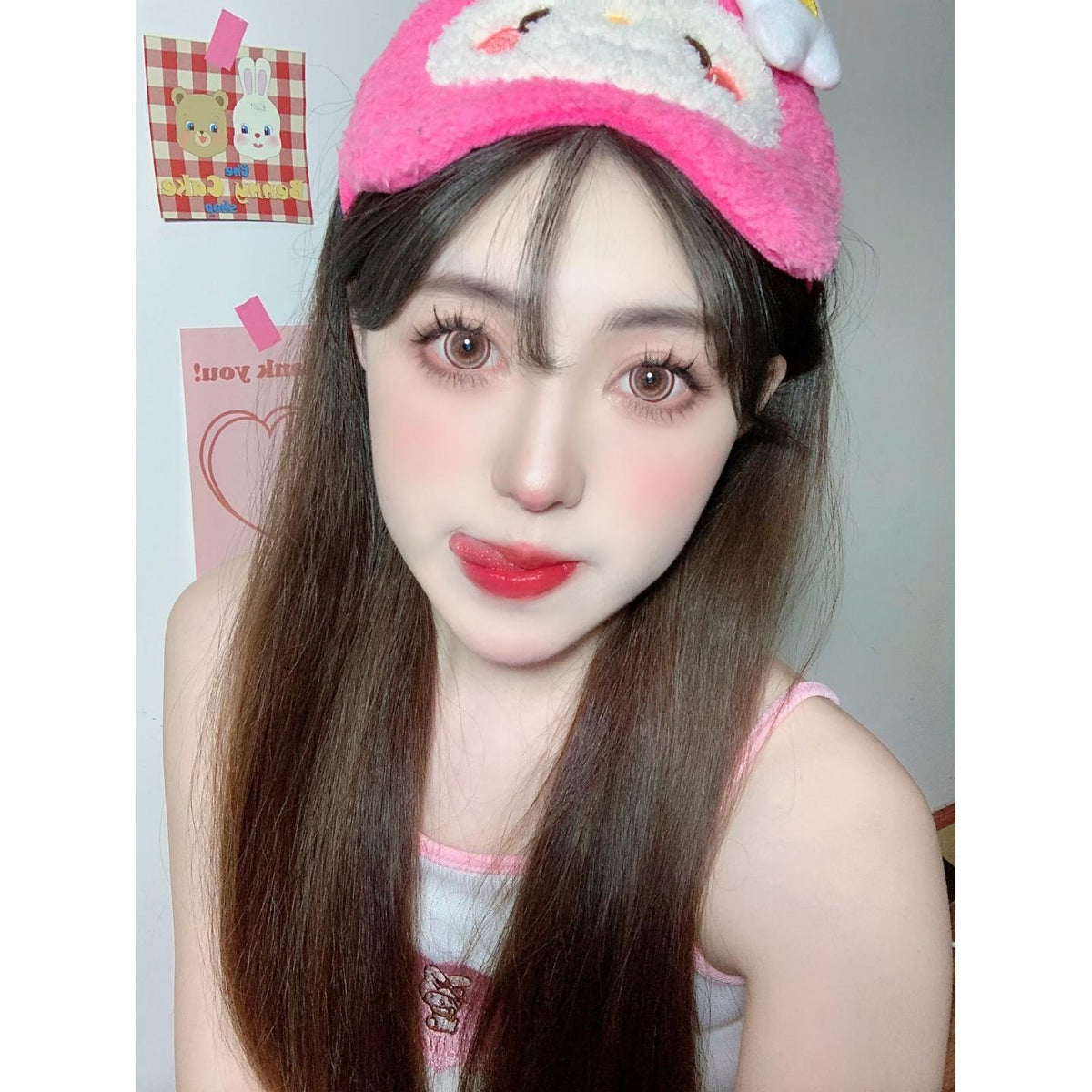 KFZBZHU MorningCon 14.50mm Brown Colored Contact Lenses (6 Months Wear)