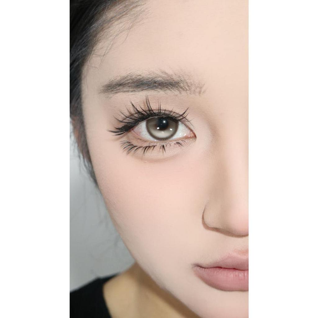 CDRGNHE OBALEN 14.50mm Gray Colored Contact Lenses (6 Months Wear)