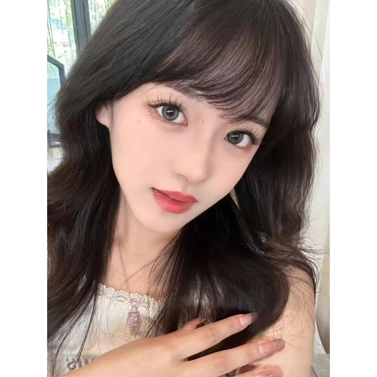 YDDUO ROSELENS 14.20mm Grey Colored Contact Lenses (6 Months Wear)