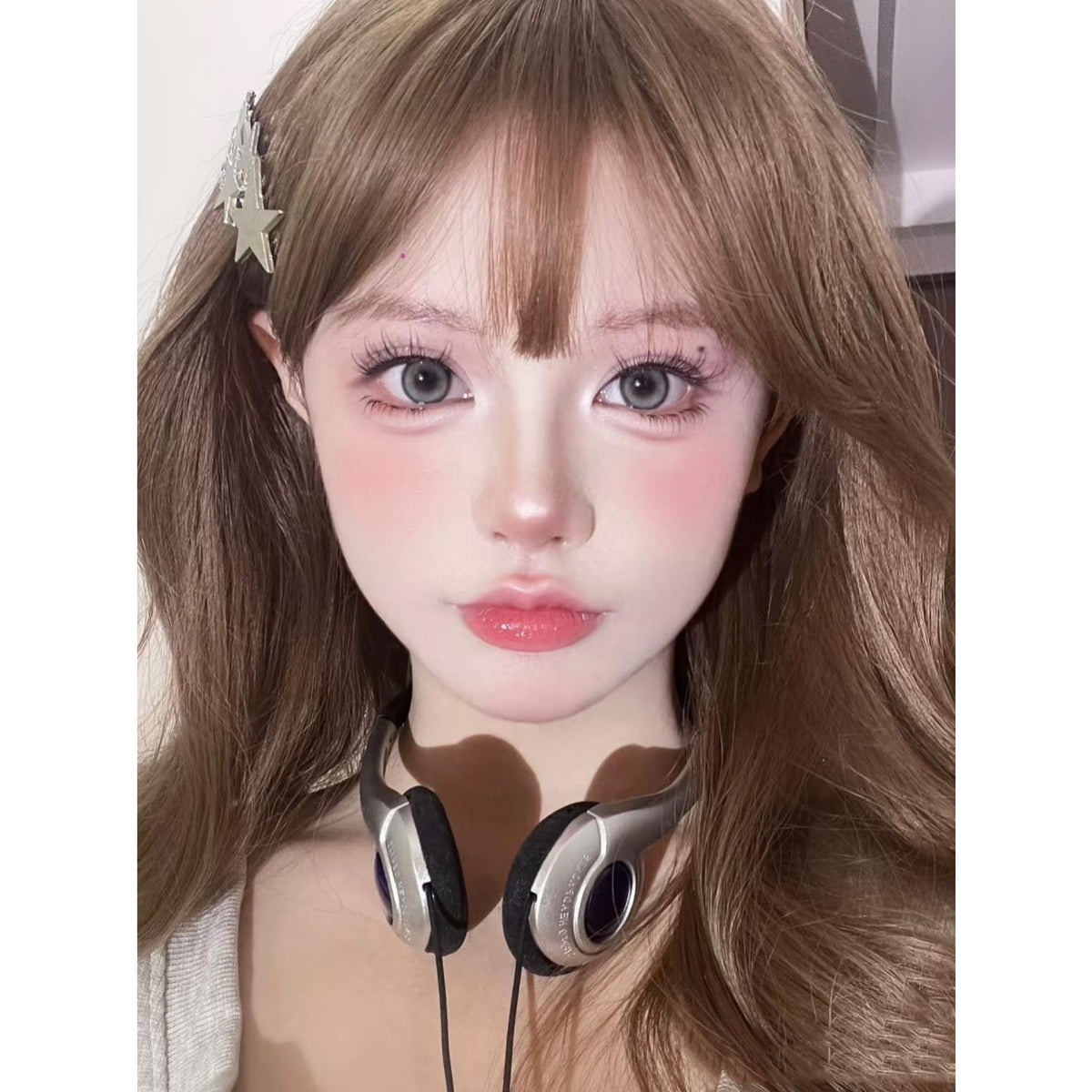 YDDUO ROSELENS 14.20mm Grey Colored Contact Lenses (6 Months Wear)