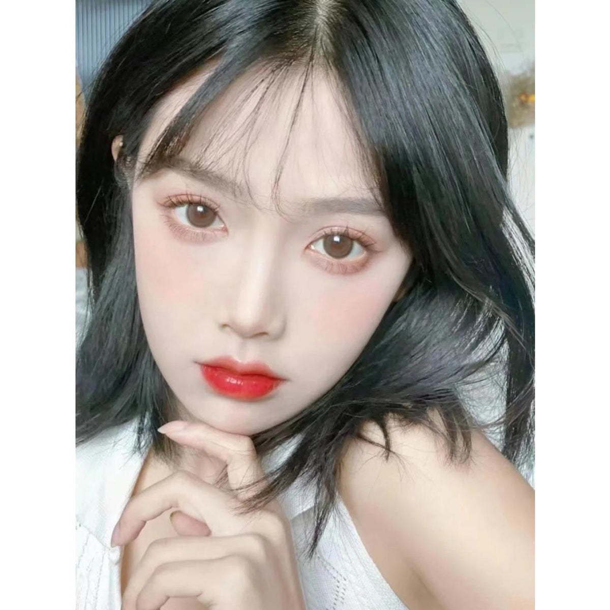 GGQIAO Brown Contact Lenses