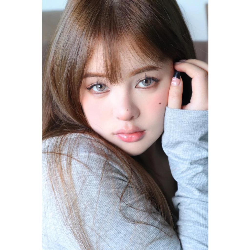 JWHJHUI Xiyoulens 14.50mm Grey Colored Contact Lenses (6 Months Wear)