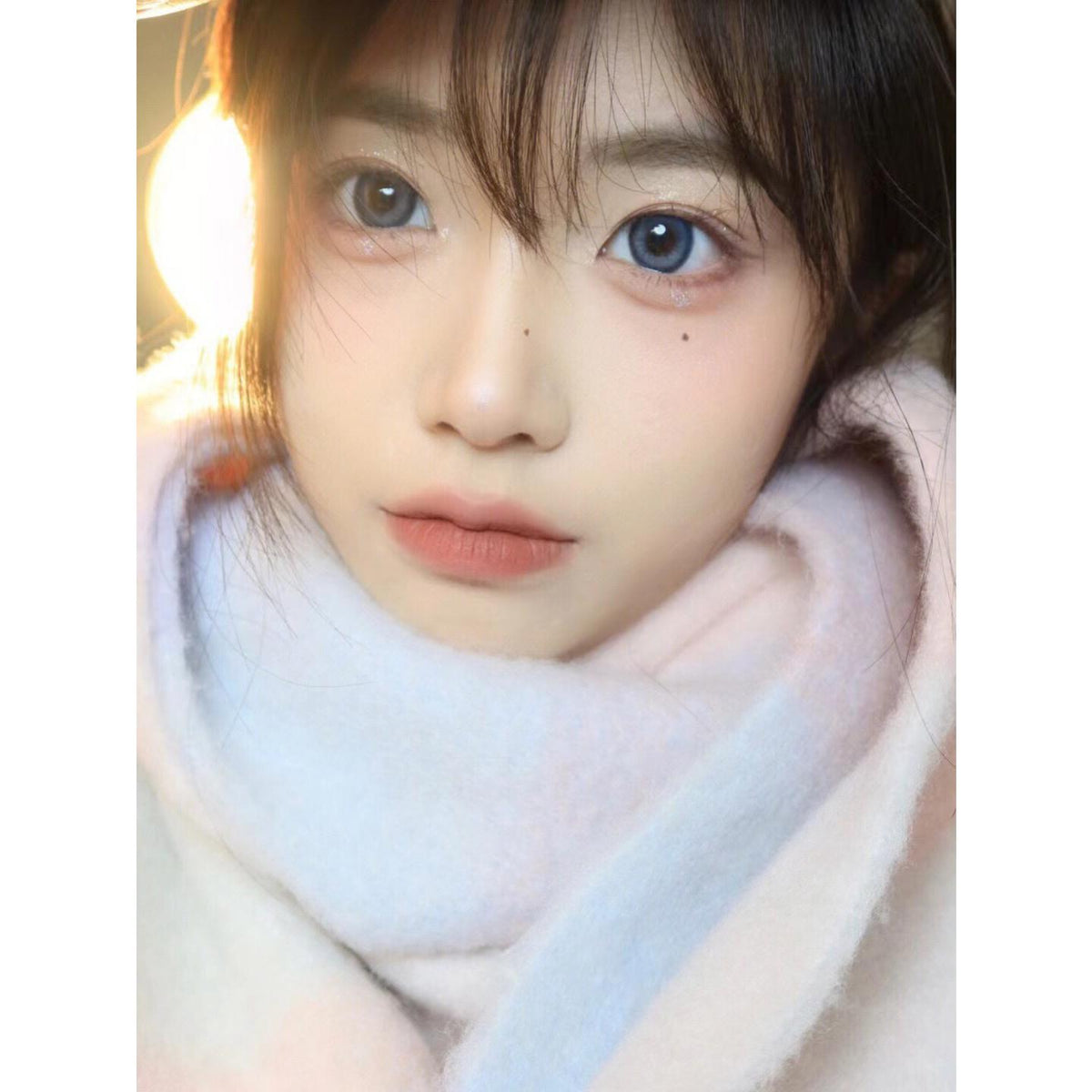 YSNZUI JONCON 14.50mm Blue Colored Contact Lenses (6 Months Wear)