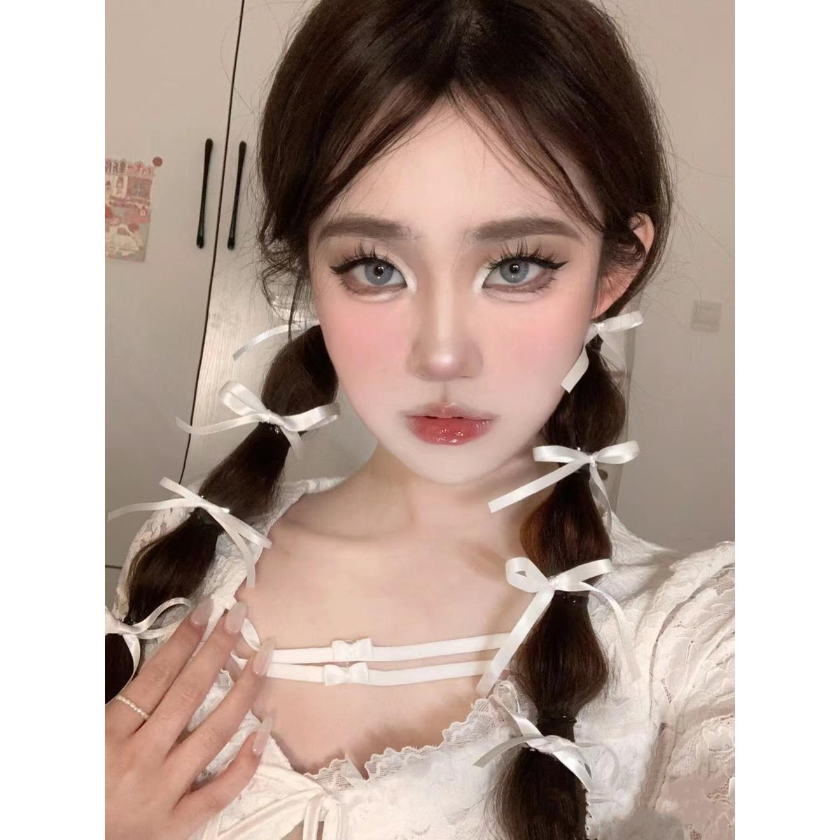 LDU OVOLOOK 14.00mm Blue Colored Contact Lenses (6 Months Wear)