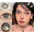 DGHUI Serltyca 14.50mm Grey Colored Contact Lenses (6 Months Wear)