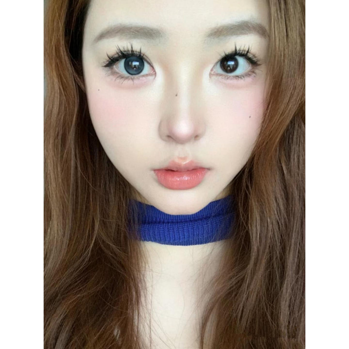 XYQIU BOOSCON 14.20mm Gray Colored Contact Lenses (6 Months Wear)