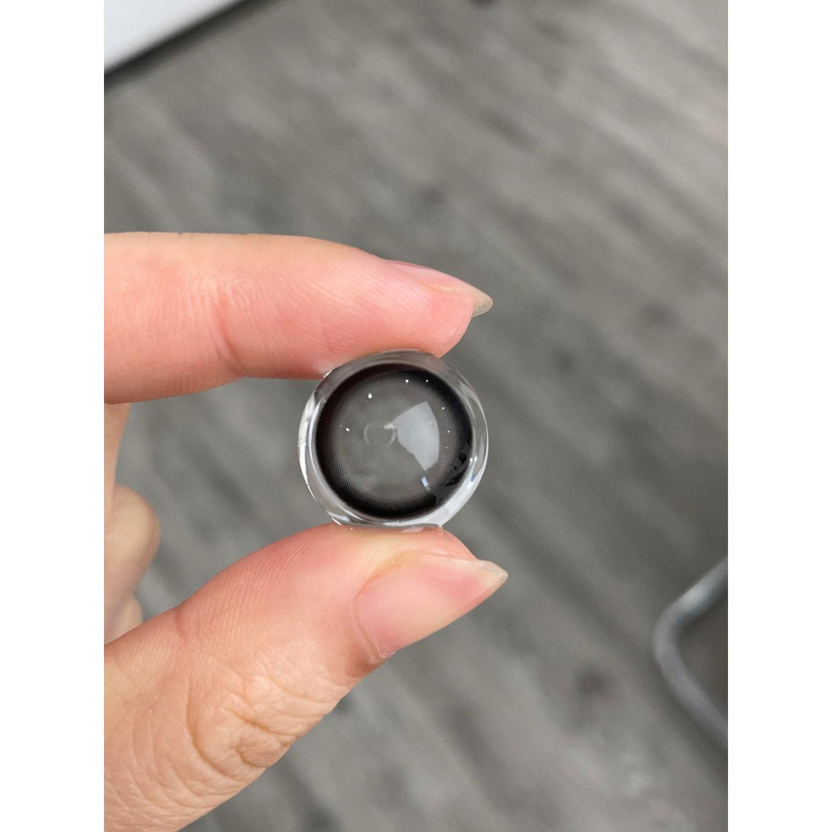 CDNQHEI OBALEN 14.50mm Black Colored Contact Lenses (6 Months Wear)