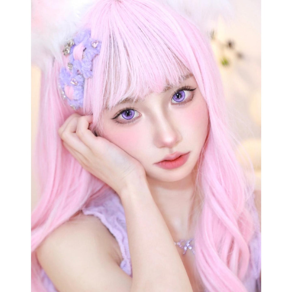 MFPPZI Xiyoulens 14.50mm Purple Colored Contact Lenses (6 Months Wear)