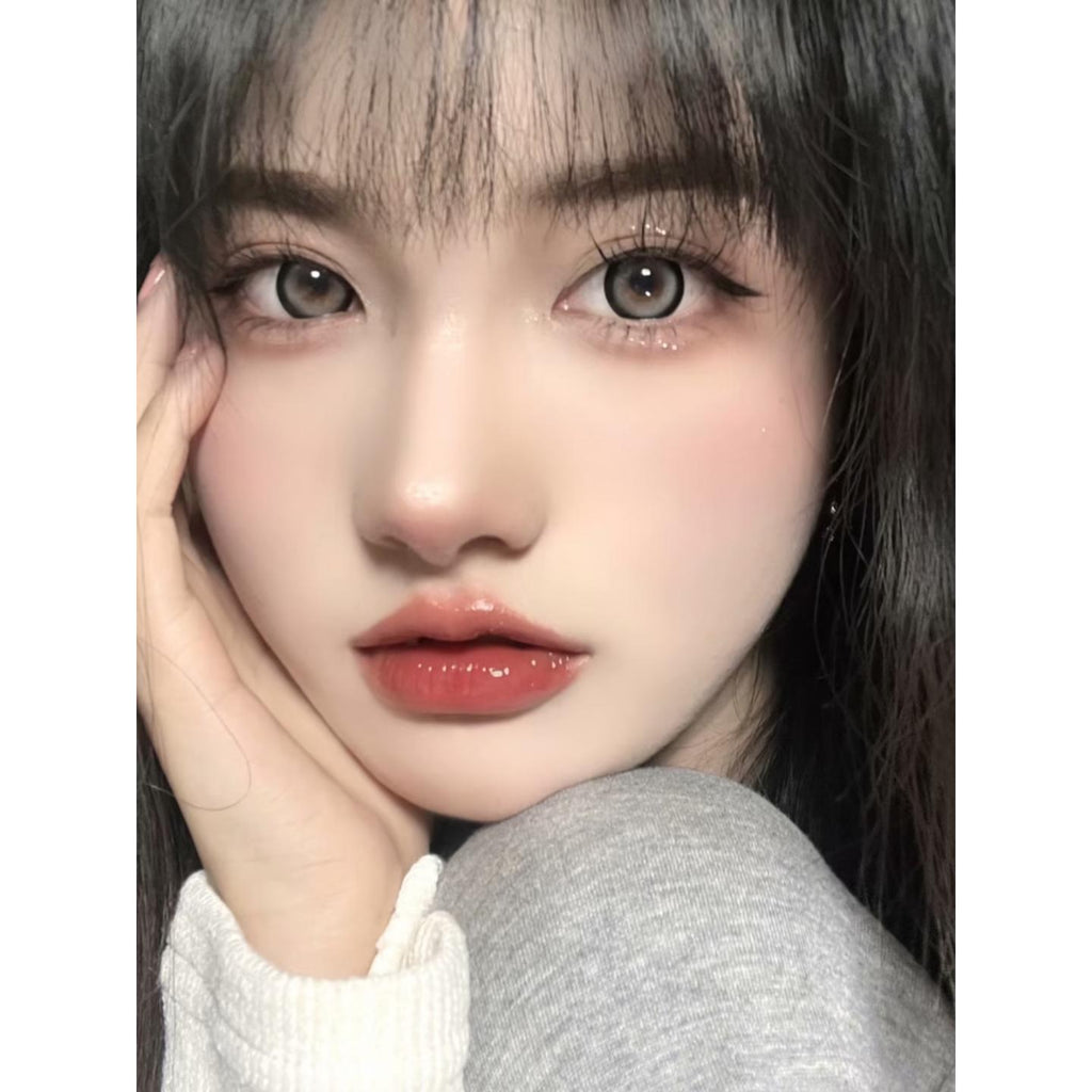 FPHHUI MorningCon 14.50mm Gray Colored Contact Lenses (6 Months Wear)