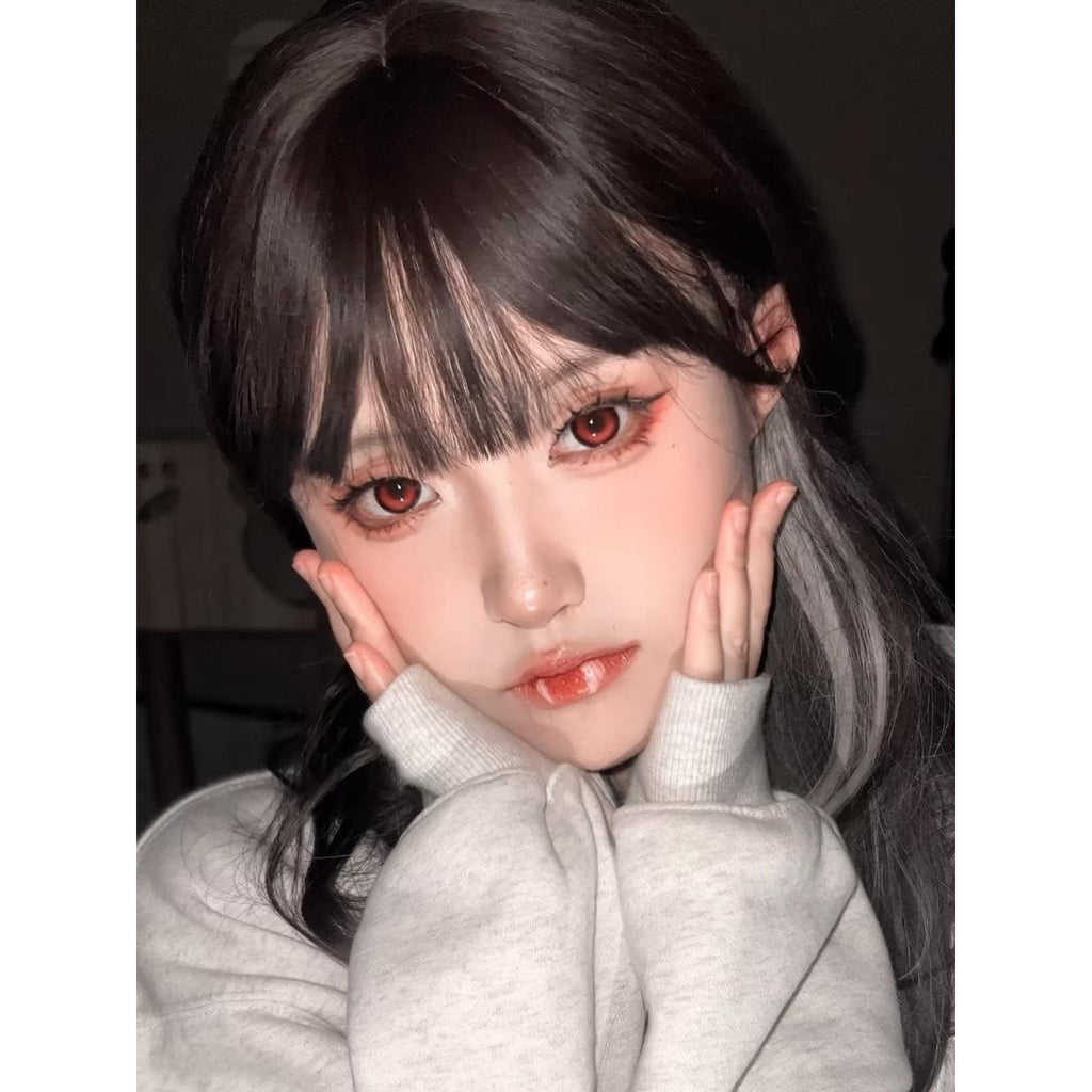 XQMGUI BOOSCON 14.50mm Red Colored Contact Lenses (6 Months Wear)