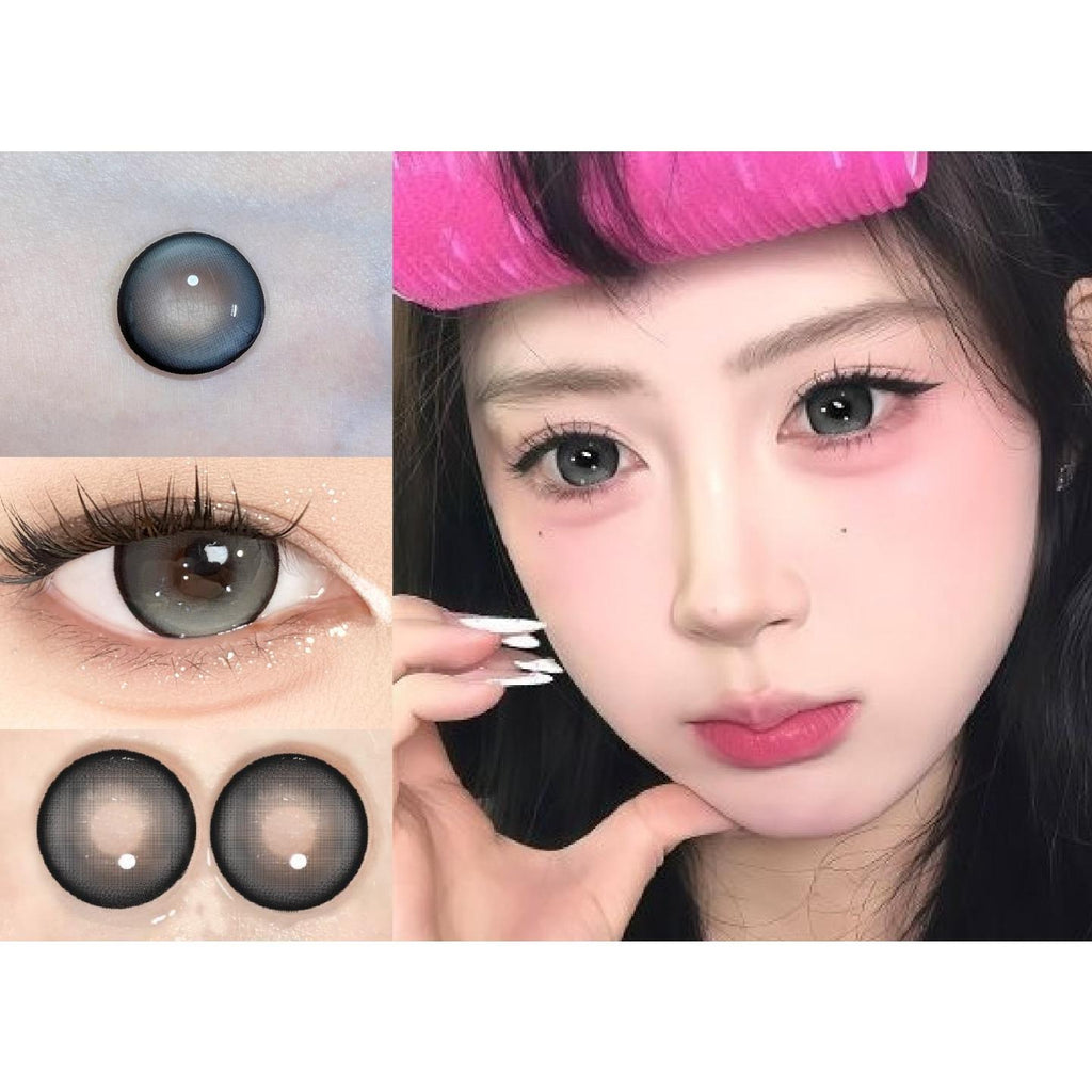HDSXSHENG thestarlens คอนแทคเลนส์สี ขนาด 14.50 มม. สีเทา (แบบราย 6 เดือน)