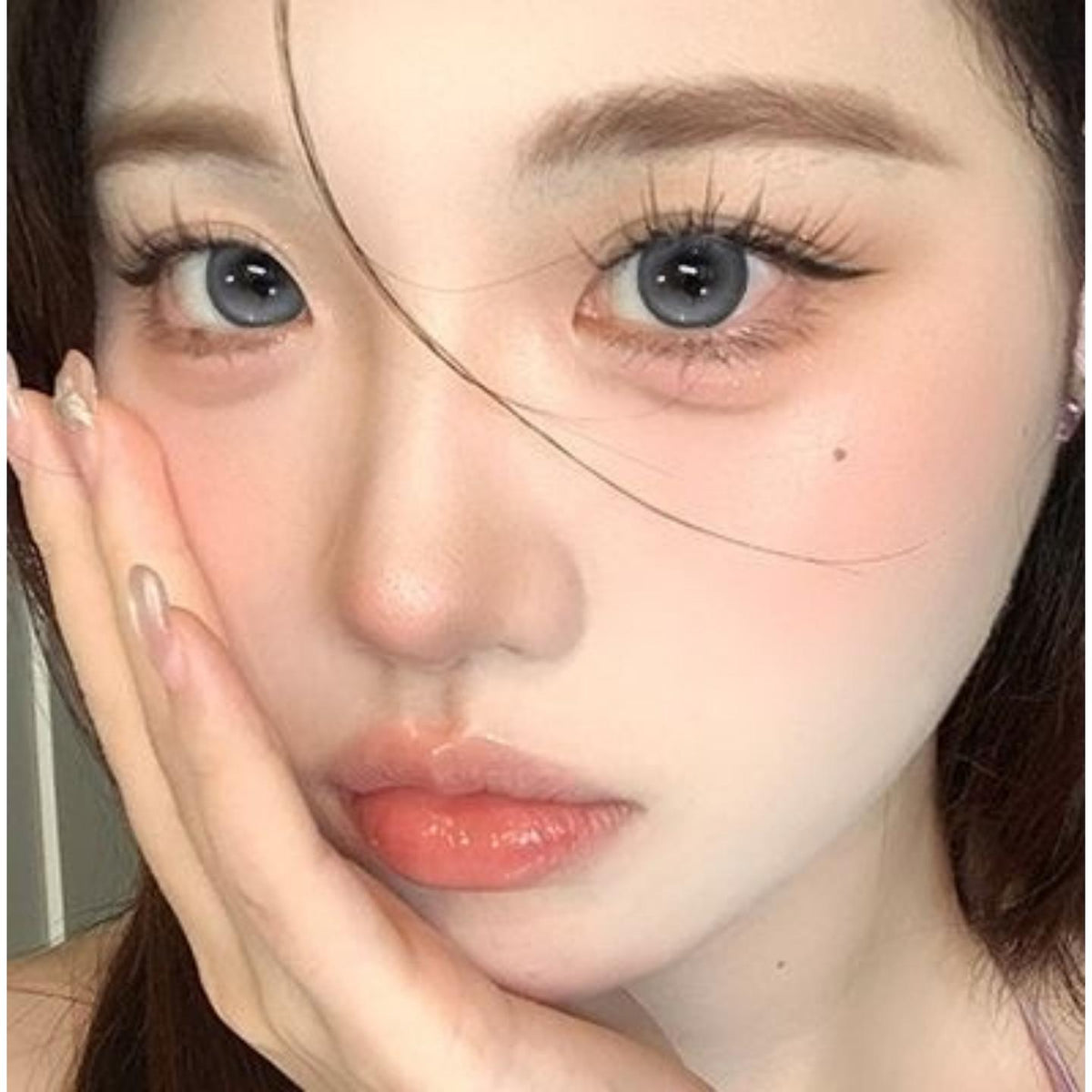 LLHJIN thestarlens 14.20mm Grey Colored Contact Lenses (6 Months Wear)