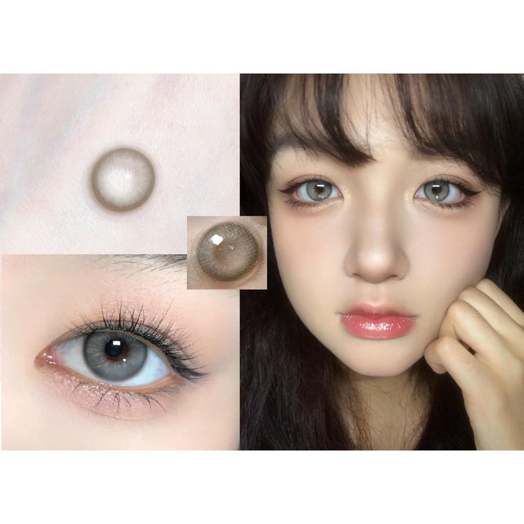 YSCHUI Xiyoulens คอนแทคเลนส์สีเทา ขนาด 14.20 มม. (แบบราย 6 เดือน)
